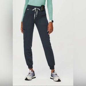 Dark Harbor Zamora  High Waisted 2.0 - Jogger Scrub Pants - S / Dark Harbor